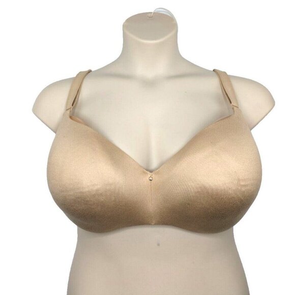 Lane Bryant Cacique Bra Backsmoother Lightly Lined Balconette 50DD Cafe Mocha - Picture 2 of 9